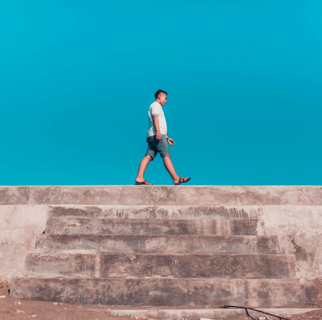 person starting it career journey