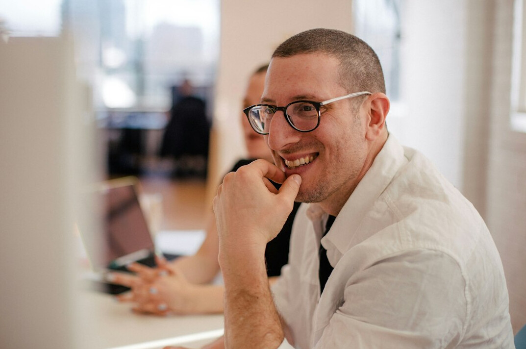 successful developer smiling